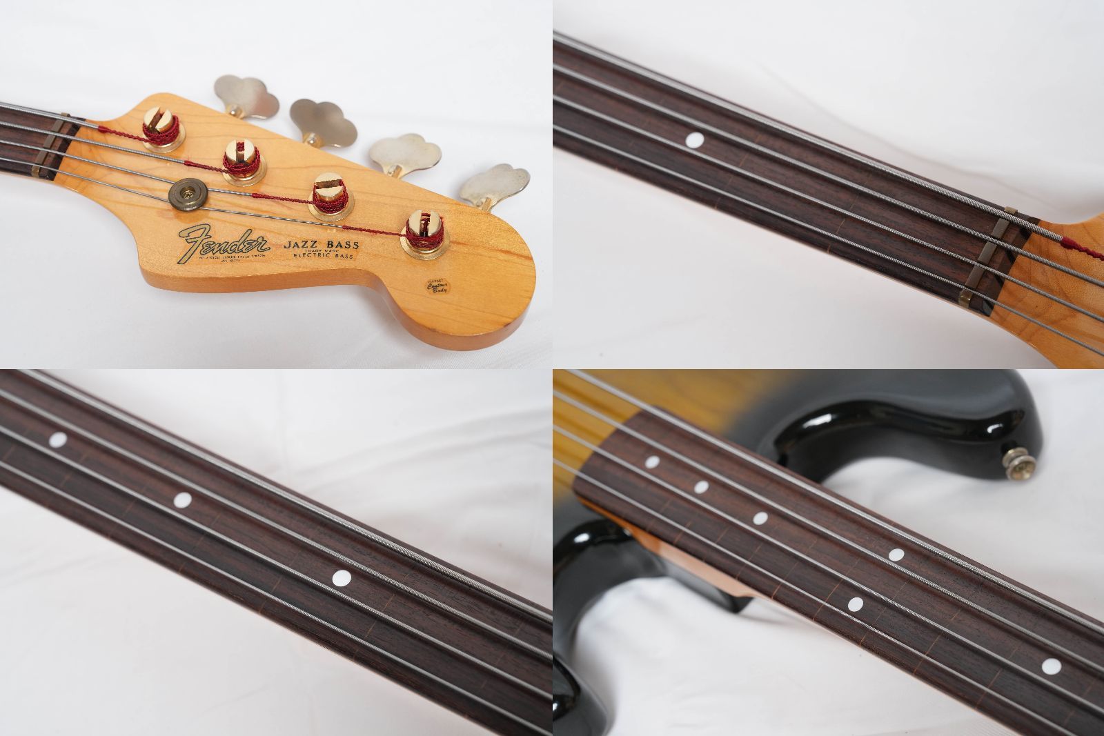 ESP ジャズベース　レア！　オーダー物？ ☆ESP☆カスタムオーダー フレットレスジャズベース 日本製 90