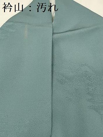 平和屋着物○上質な小紋 紬地 絞り 藍 菱文 正絹 逸品 AAAX8340ck