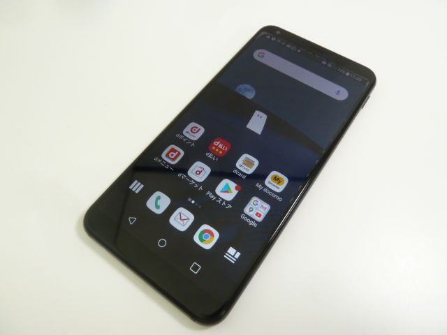 中古】 LG style2 L-01L ブラック docomo SIMロック解除済 - ケータイ