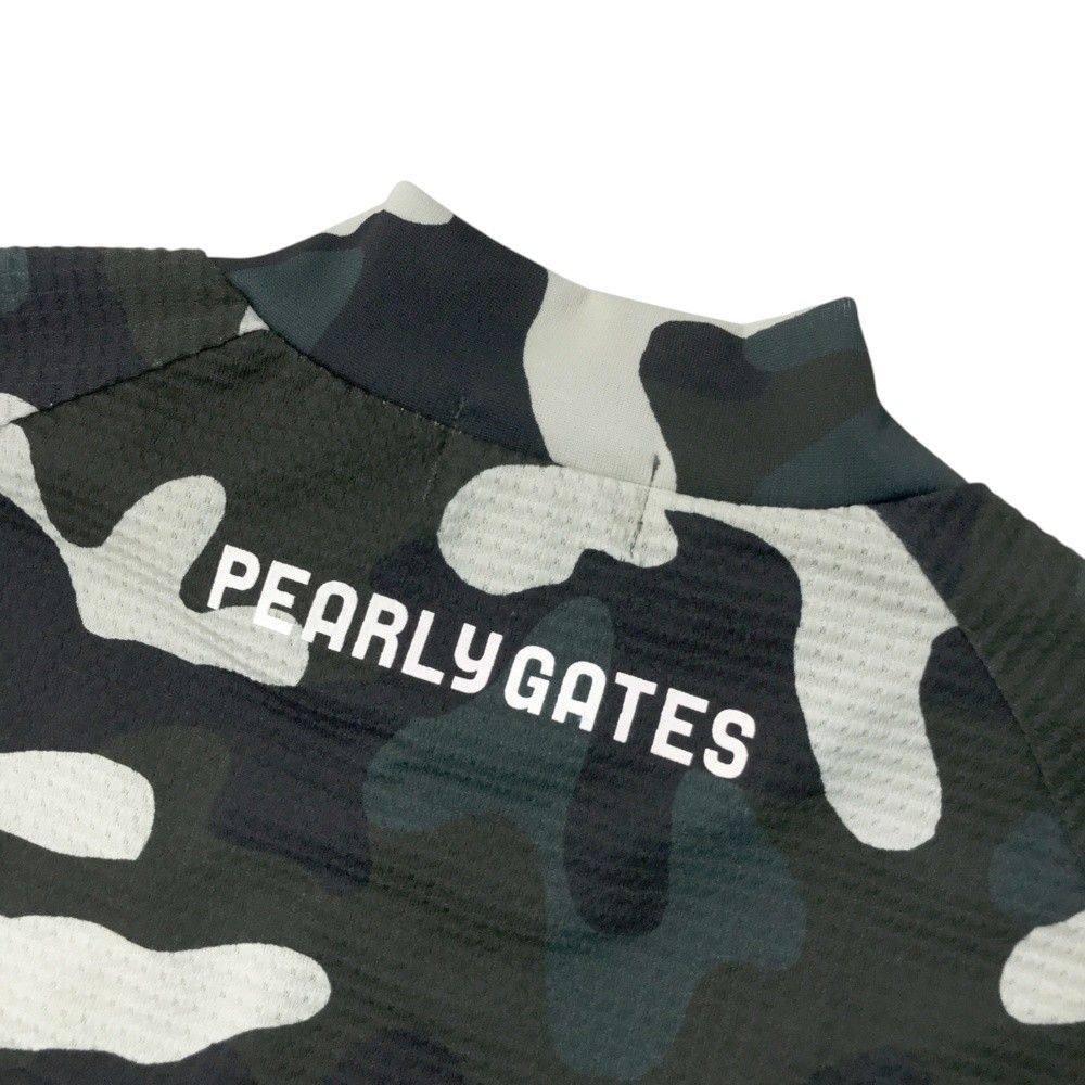 サイズ：4 PEARLY GATES パーリーゲイツ ハーフジップ半袖Tシャツ