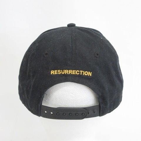 other - レザレクション Resurrection ゴルフ 帽子 キャップ ブラック 黒 レザレクション Resurrection ゴルフ 帽子 キャップ ロゴ 綿