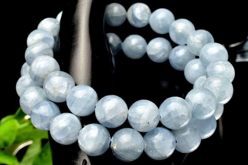 マダガスカル産 セレスタイト(天青石) 8mm ブレスレット 1個売り