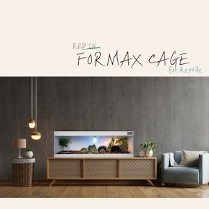 Red in フォルマックス爬虫類ケージトカゲ飼育場 Lサイズ (90cm