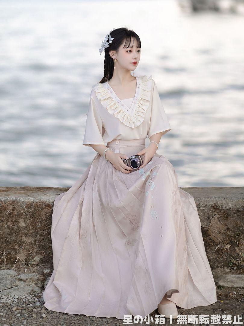 2025 豪華刺繍 漢服 かんふく 古風衣装 レトロ風 中華ロリータ コスプレ ワンピース 唐装 仙女服 中華風 美しい刺繍 撮影会 舞台演出 推し活 ハロウィン 仮装 HF-364