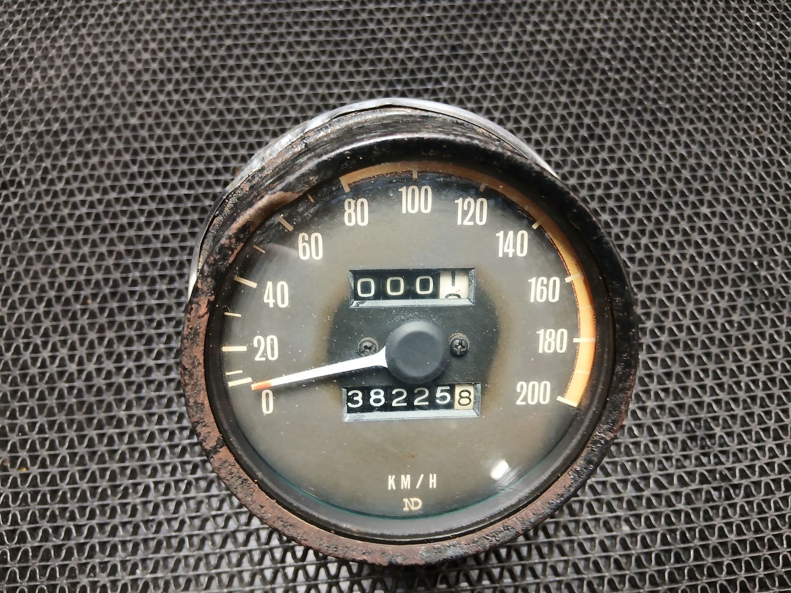 カワサキ W3 実動スピードメーター 当時品 650-RS 昭和48年 実動車両 W2TT W1SS ダブサン マッハMACH W1SA 旧車絶版 Z 動画あり