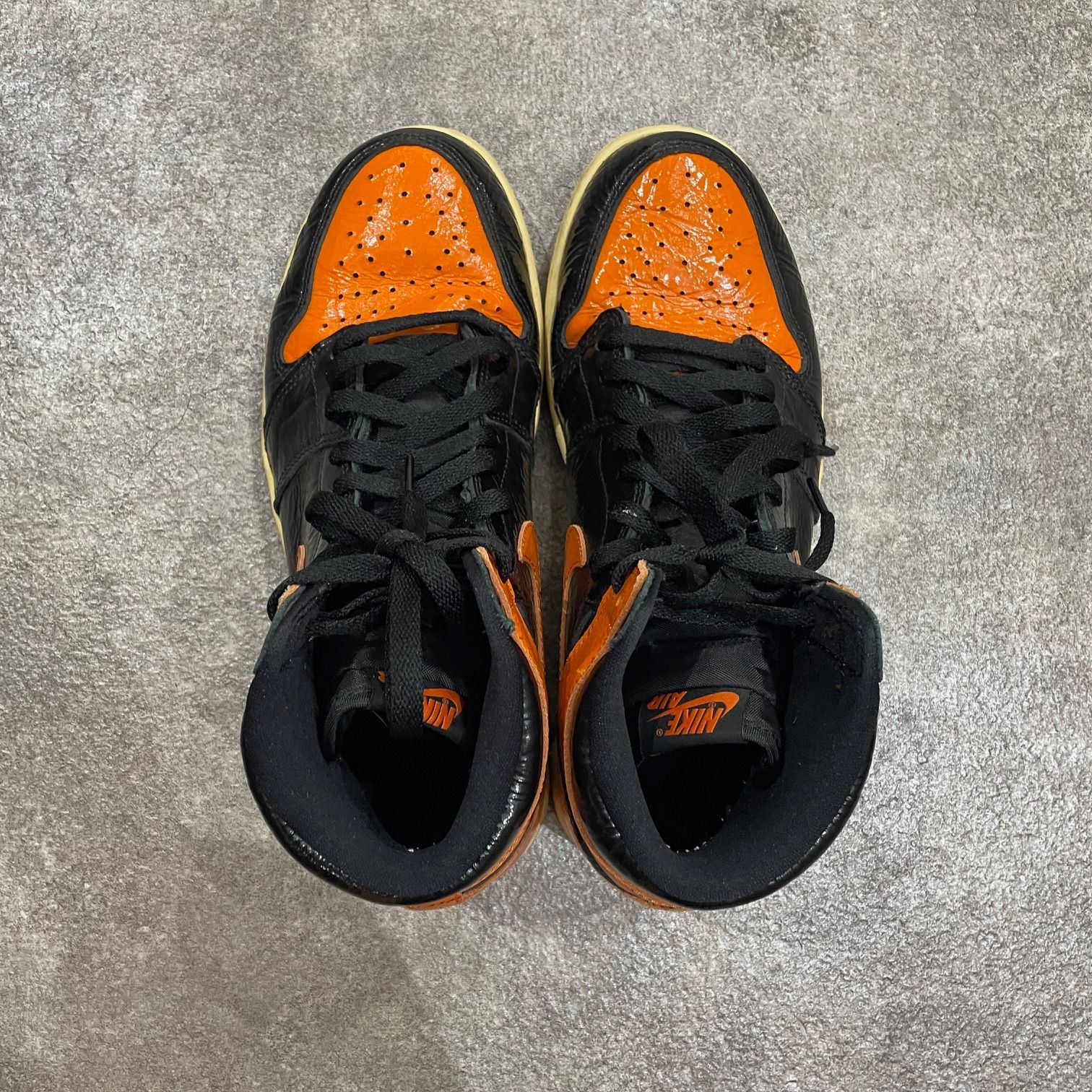 国内正規 NIKE AIR JORDAN 1 RETRO HIGH OG SHATTERED BACKBOARD 3.0 ナイキ エアジョーダン 1  レトロ ハイ シャッタードバックボード スニーカー シャタバ 555088 028 27.5cm 65554A