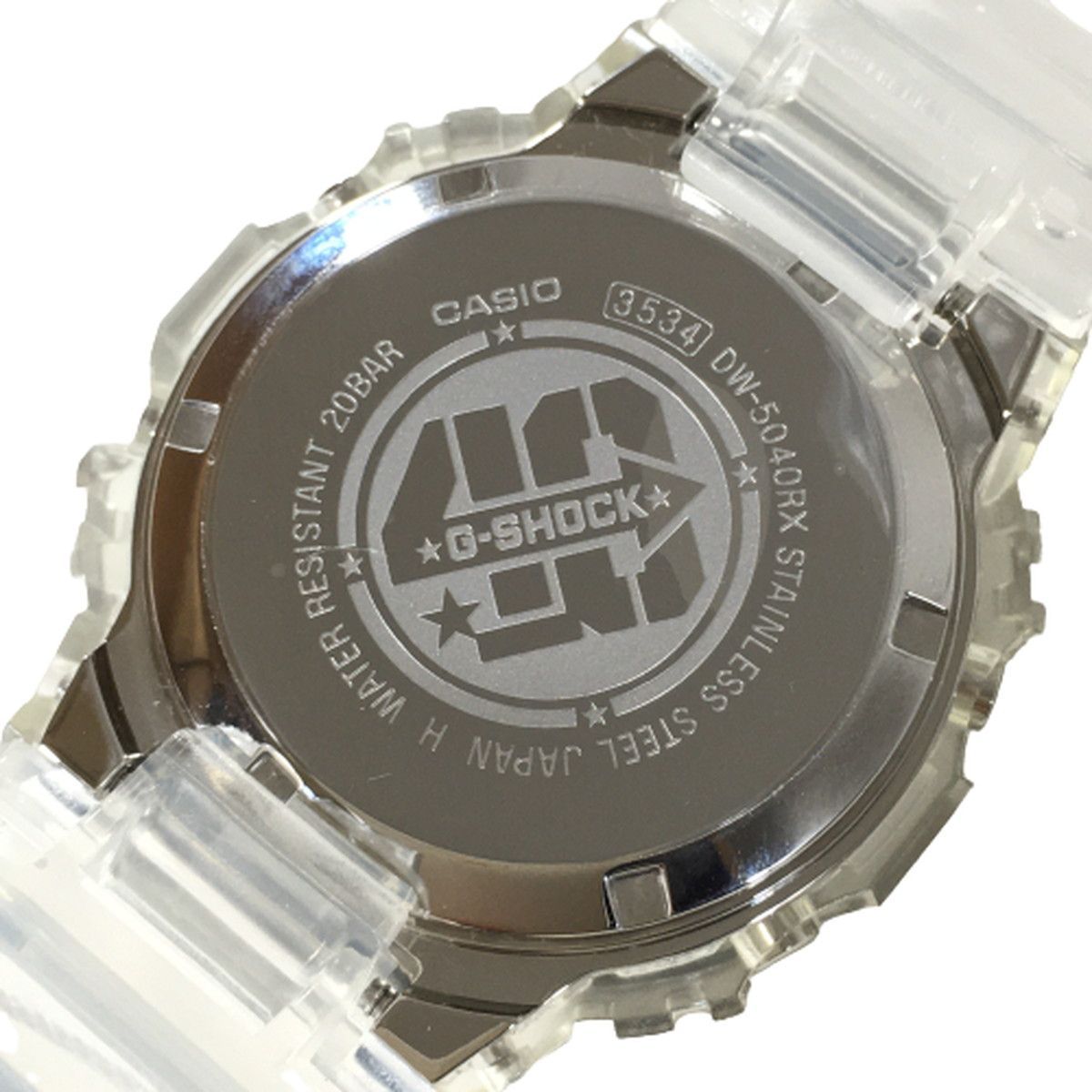 未使用品 G-SHOCK 40th Anniversary Clear Remix ジーショック DW