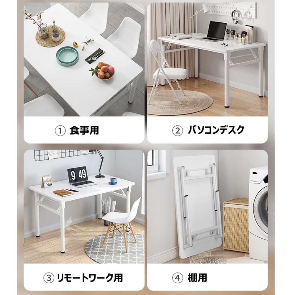 Alucks 折りたたみデスク 組立不要 在宅勤務用 着る