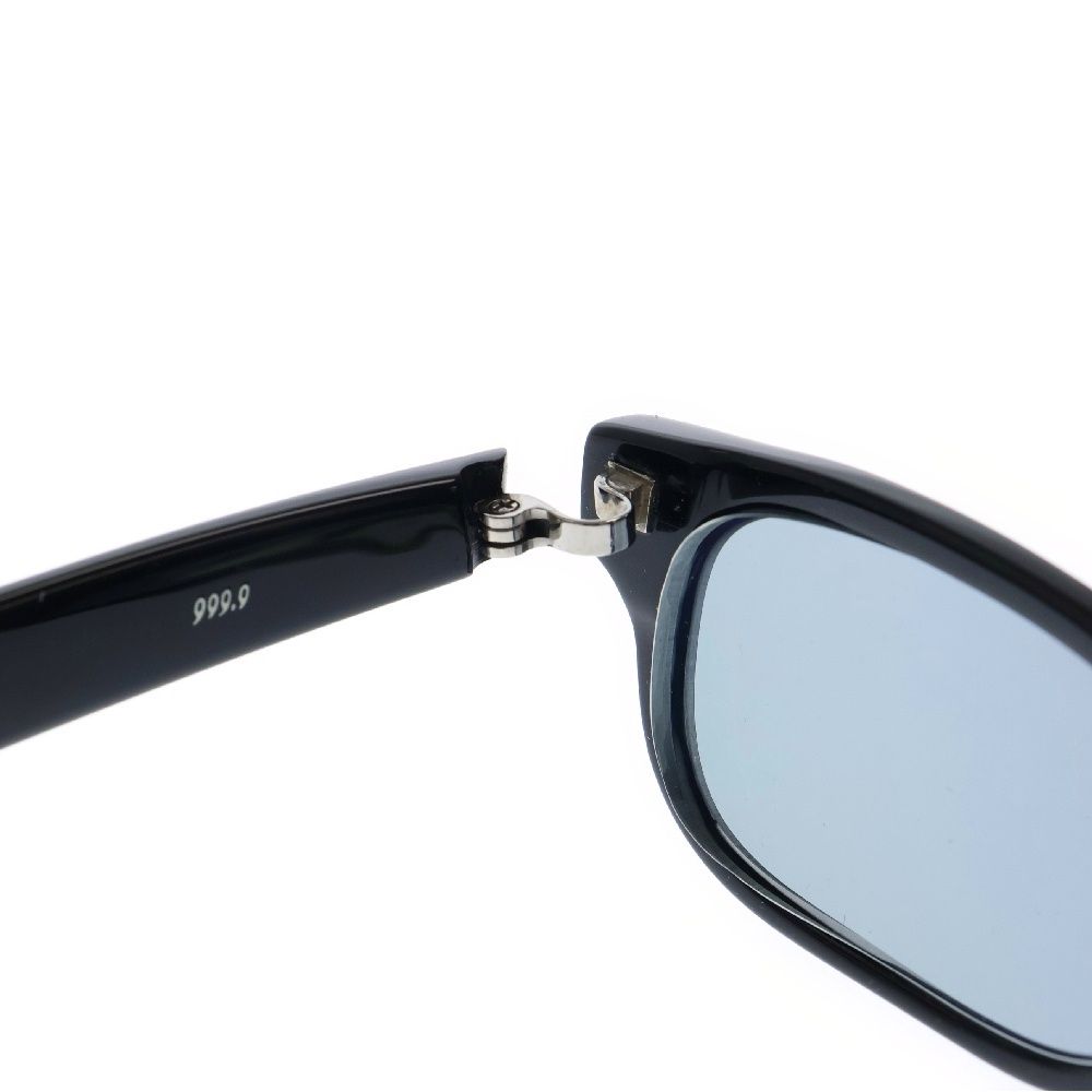 999.9 (フォーナインズ) スクエア フレーム ブラック NP-60 度入り 999'9フォーナインズ メガネ ネオプラスチックフレームNP-601 カラー90