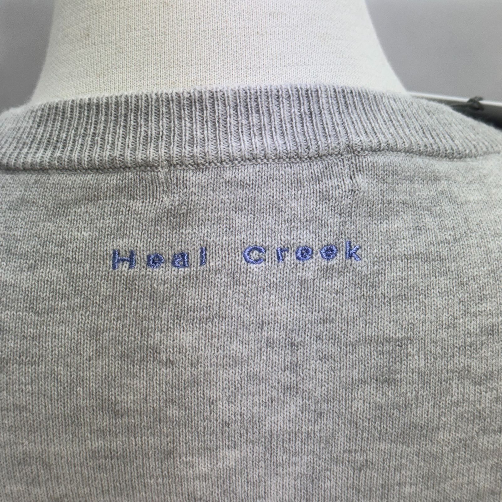 レディース 長袖クルーニット