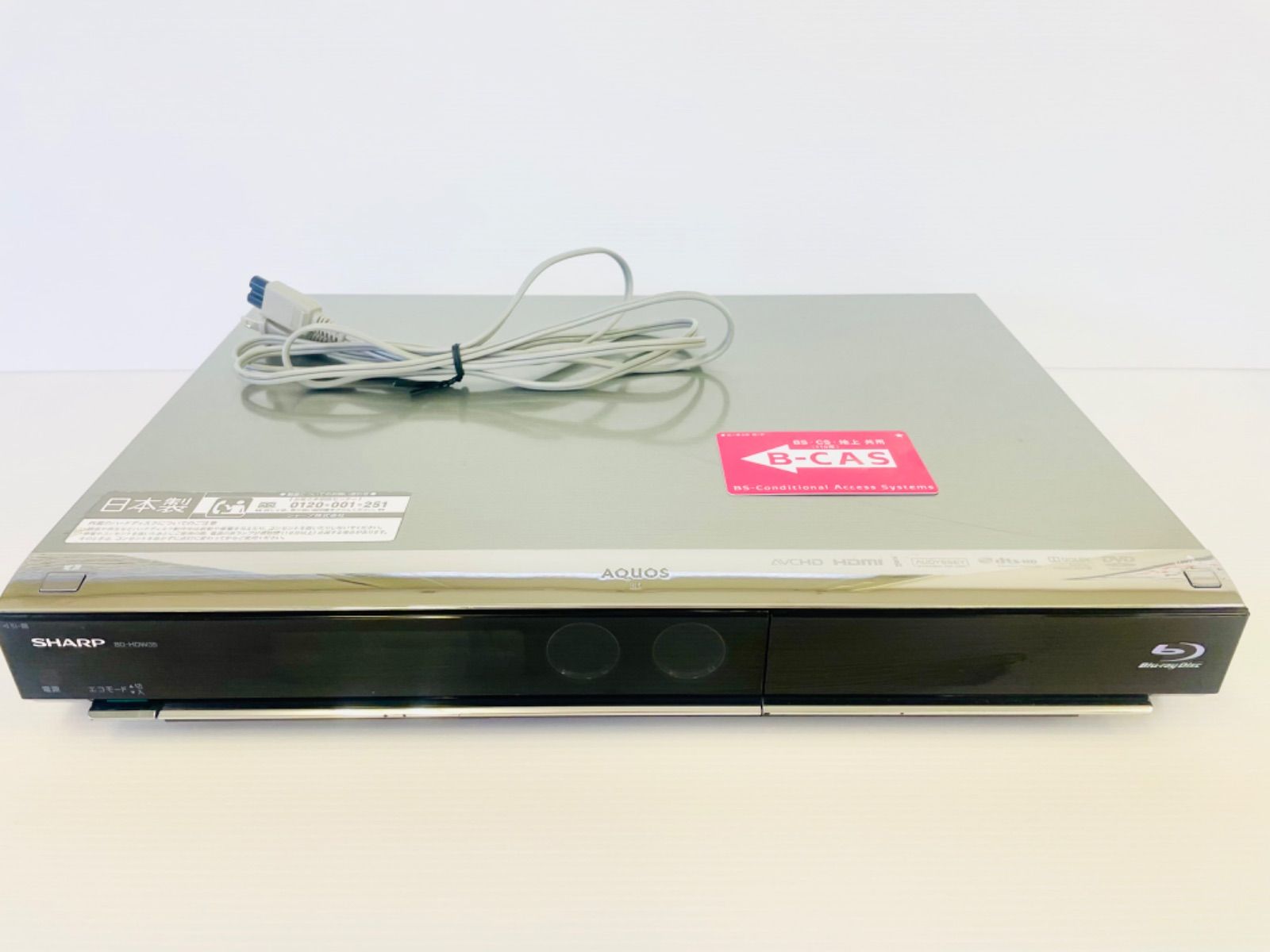 SHARP AQUOS ブルーレイ BD-HDW35 ジャンク品 - レコーダー