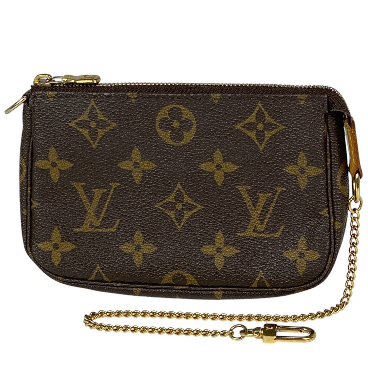 ルイ ヴィトン Louis Vuitton ミニ ポシェット アクセソワール メイク コスメ アクセサリーポーチ モノグラム ブラウン M58009 レディース