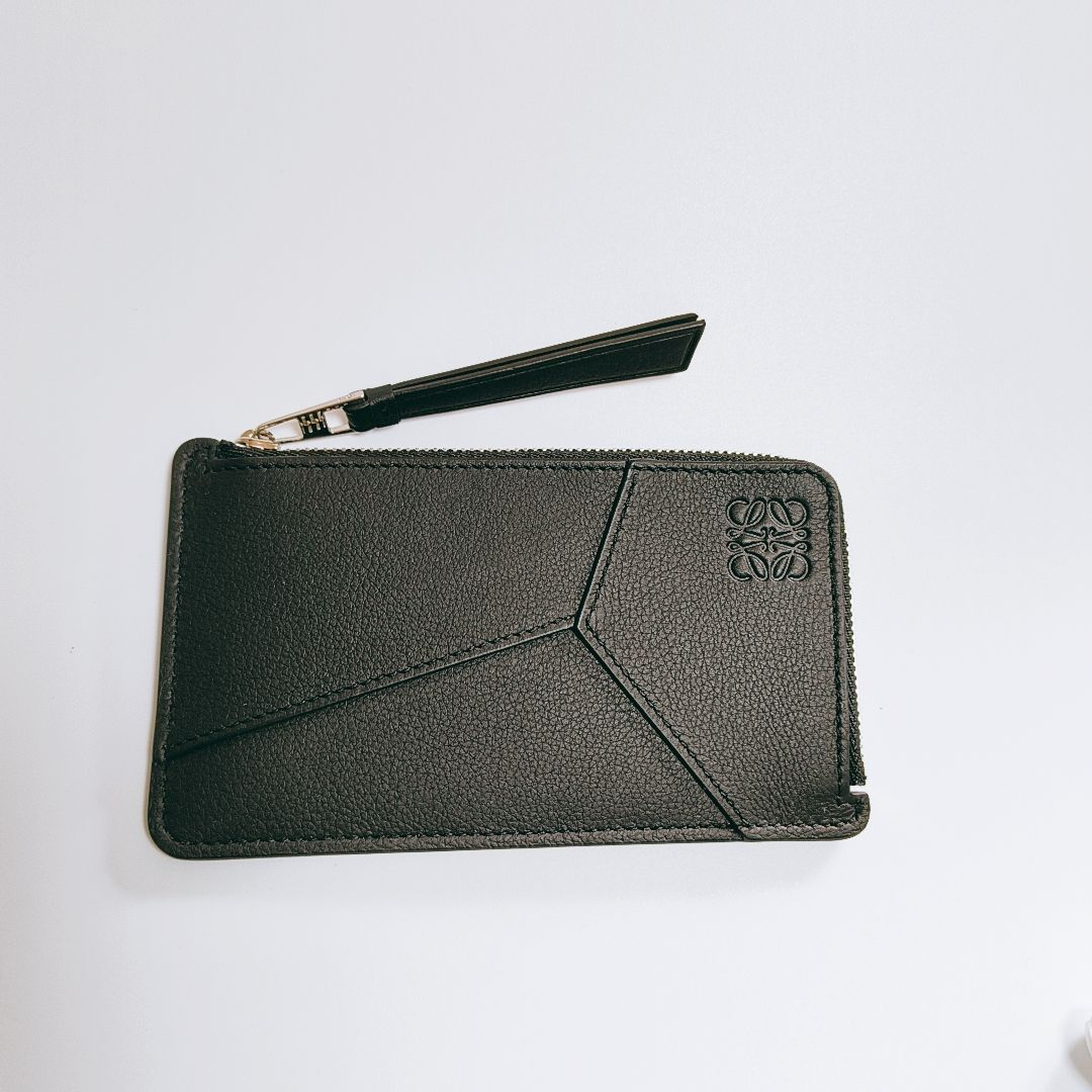 新品未使用】Loewe パズル ロング コインカードホルダー ロエベ 黒