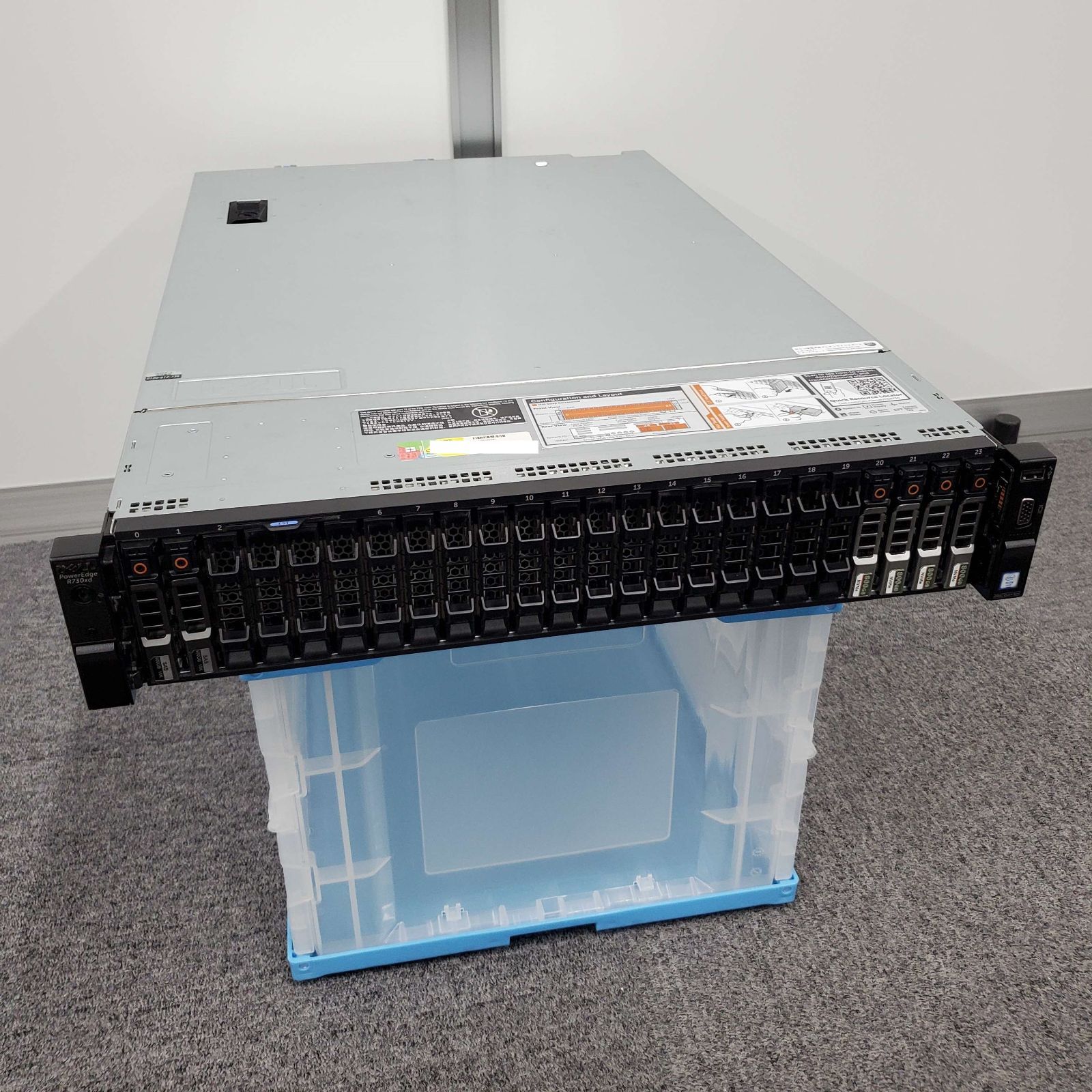 DELL PowerEdge R730xd E5-2697 v3 2基 28C56T/256GB/H730P/SSD2TB/750w×2 /10GbE/NVMe/iDRAC Ent/OME/Quick Sync/レール付属 - メルカリ