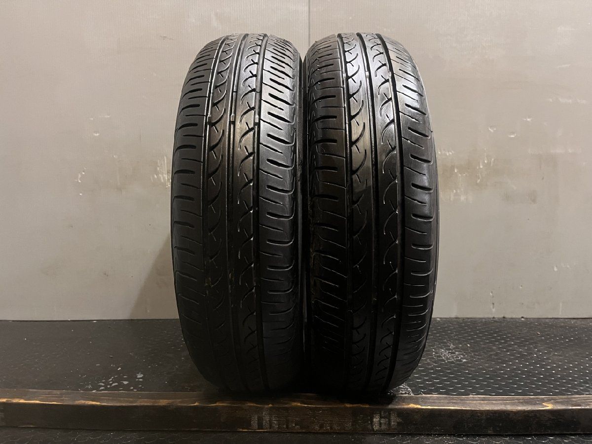 YOKOHAMA BluEarth 155/65R14 14インチ 夏タイヤ 2本 20年製 バリ溝 