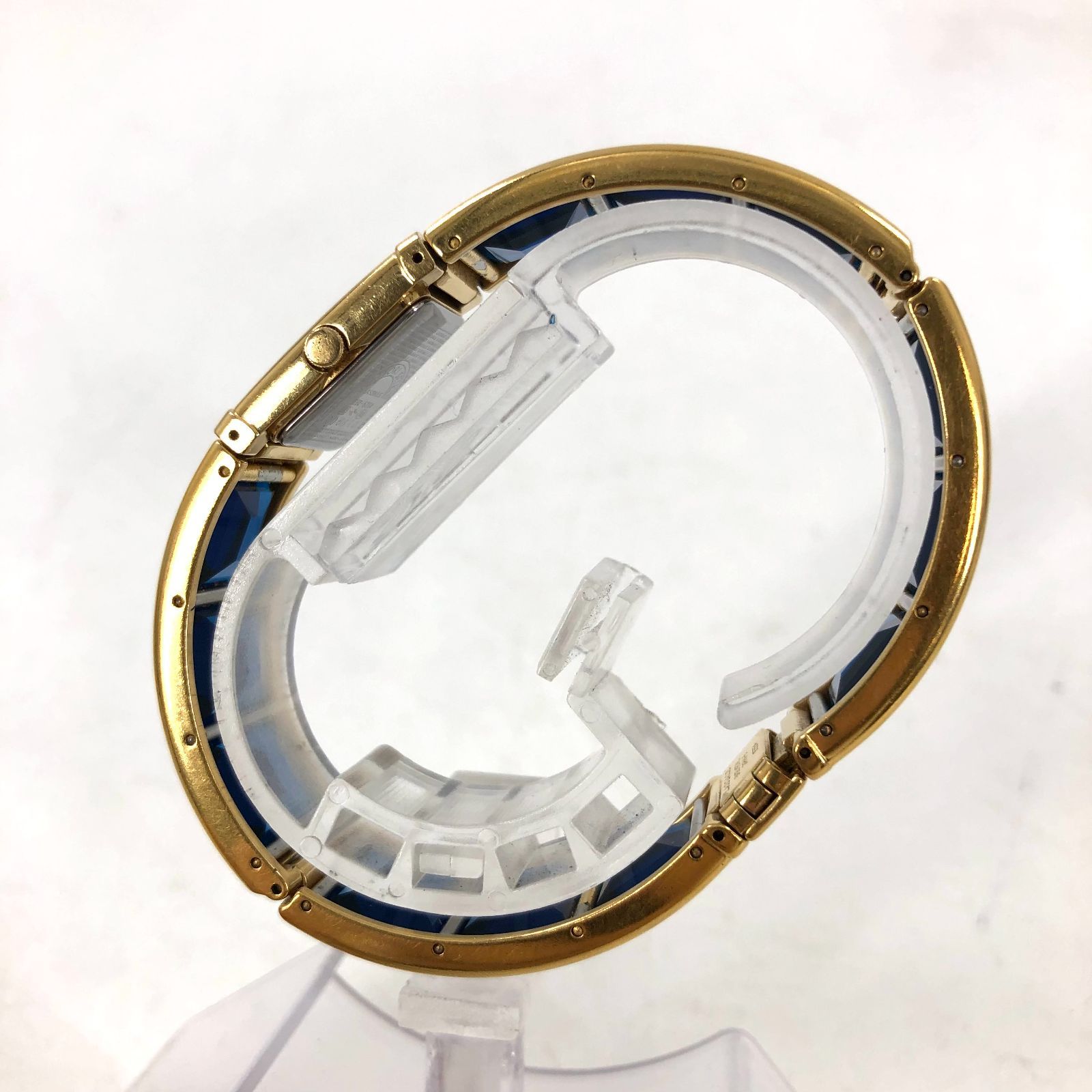 HATTORI SEIKO セイコー ラサール 1E50-525A QZ/SS 稼働品 青