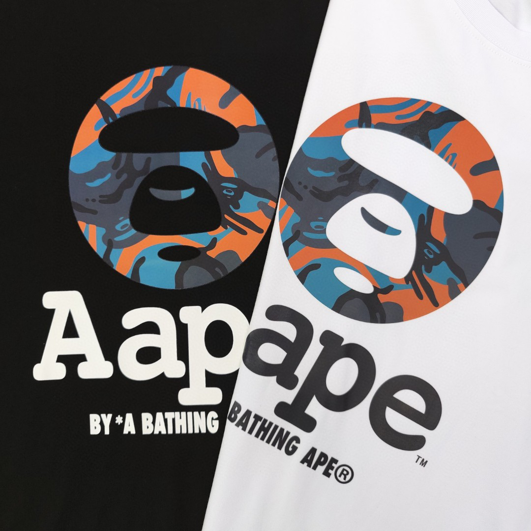 24SS 新品 A BATHING APE アルファベット プリント Tシャツ