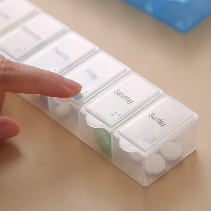 新品 ピルケース 1週間 7day お薬ケース 薬箱 一週間 サプリ