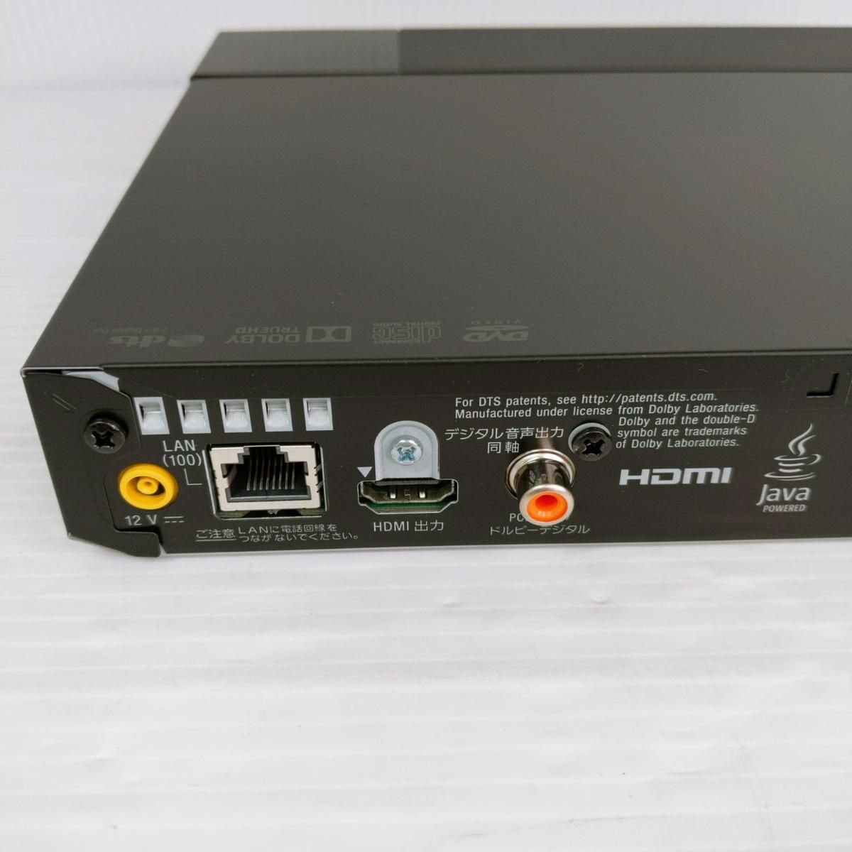 中古品】ソニー BDプレーヤー BDP-S1500 2021年製 ブラック〇YR