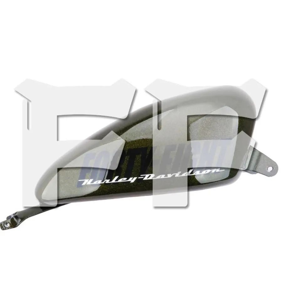 サイモンカスタム タンクカバー グロスグレー ホワイトハンド