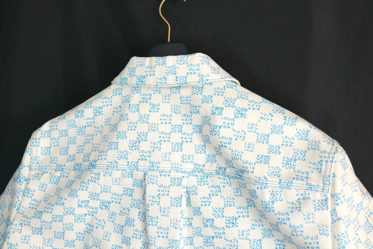 LOUISVUITTON ルイヴィトンランドスケープショートスリーブデニム半袖シャツ サイズ:XL RM222M NW3 HNS18W