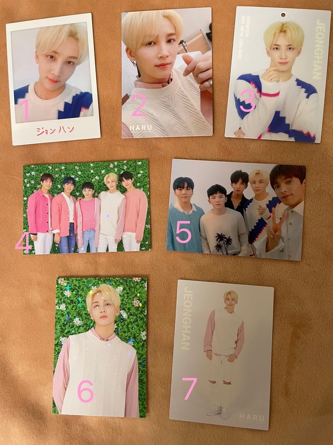 Seventeen HARU 快く ジョンハン ファイル