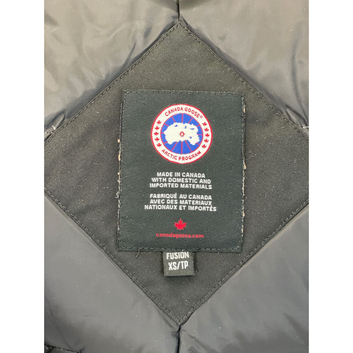 CANADA GOOSE カナダグース 3037LA ブラック ヴィクトリアパーカ XS