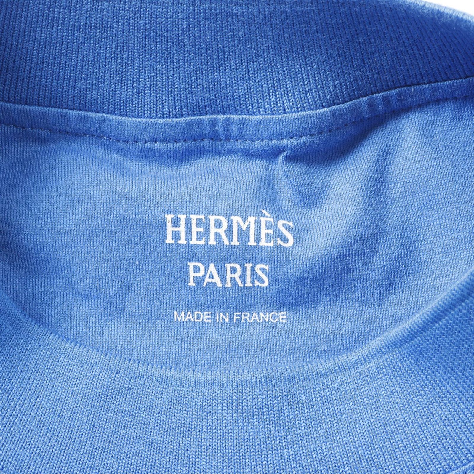 エルメス HERMES カットソー LA PROMENADE DU MATIN 2H4604DU コットン