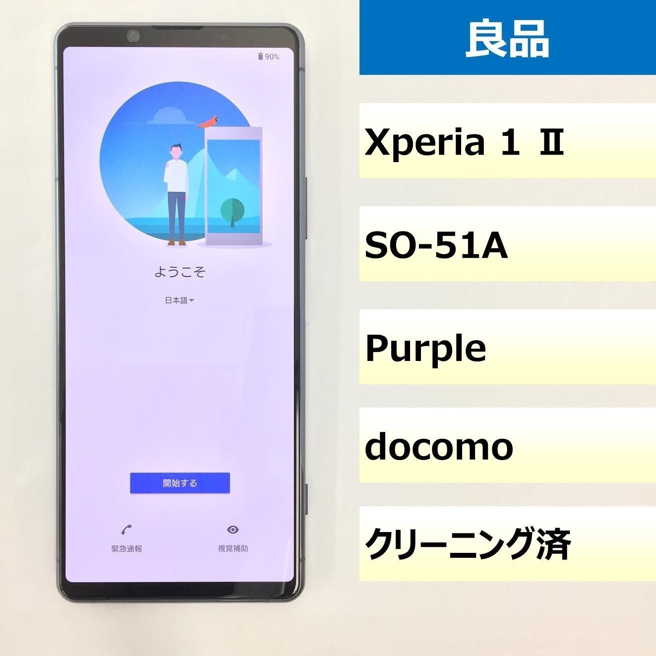 【良品】SO-51A/Xperia 1 II/359555100560457