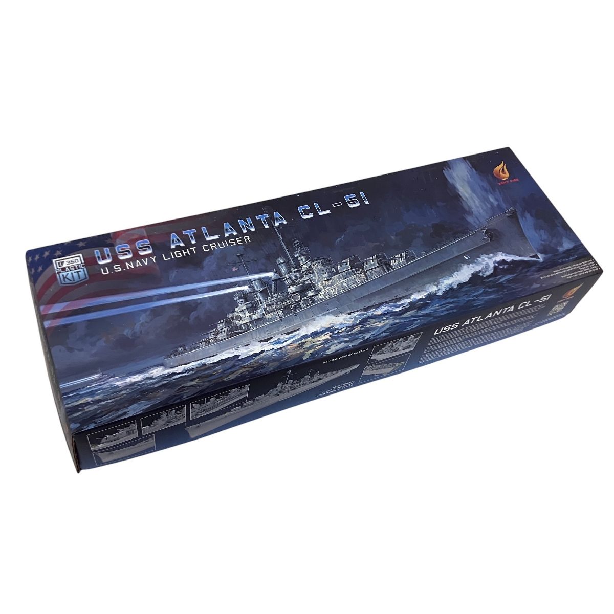 VERY FIRE USS ATLANTA CL-51 1|350 戦艦 プラモデル アメリカ 海軍 ホビー F9923514
