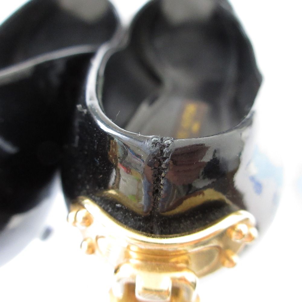 良品 LOUIS VUITTON ルイヴィトン バックキーモチーフ オープントゥ  