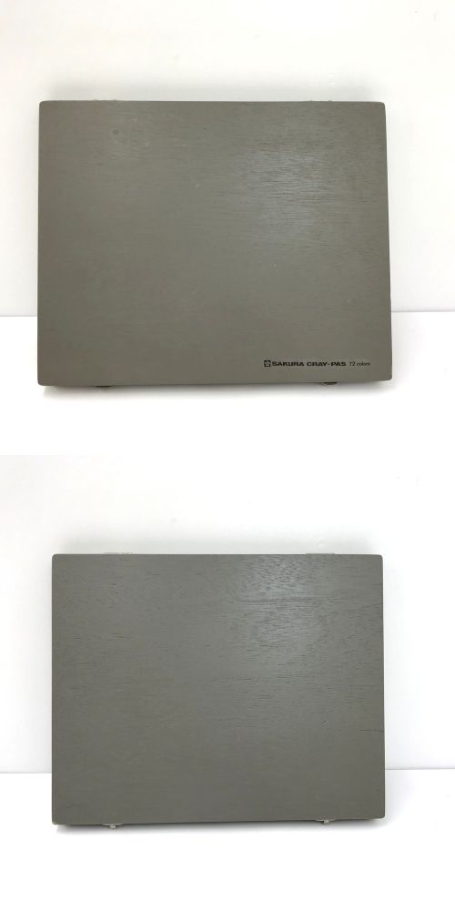 サクラクレパス72色 SAKURA CRAY-PAS 72 木箱入り ※箱に削れあり