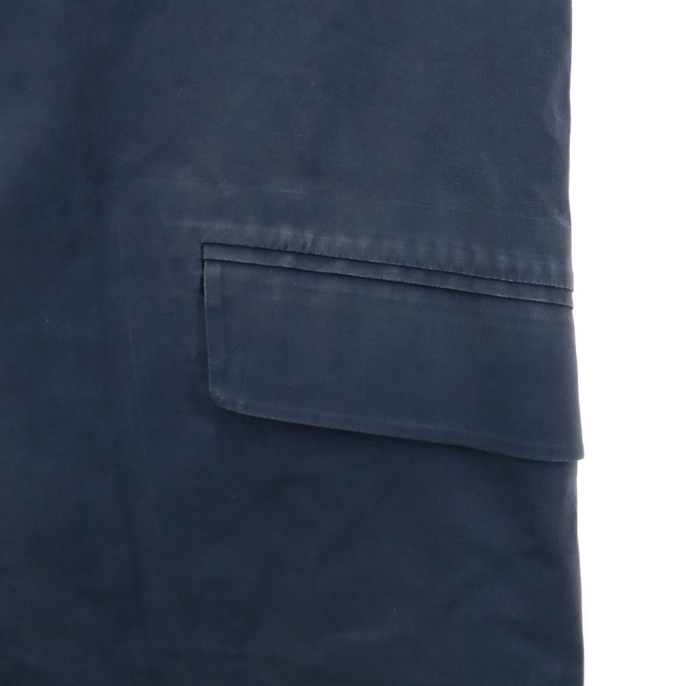 モノビ イタリア製 ステンカラーコート M ネイビー MONOBI メンズ