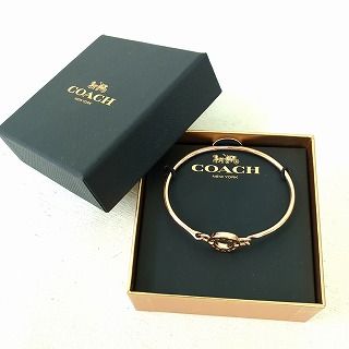COACH】コーチ シグネチャー ブレスレット バングル ゴールド×ピンク〔日本未発売〕【訳あり】 C7771 - コーチ専門店「コチガル」