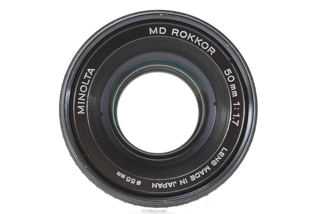 MINOLTA MD ROKKOR 50mm F1.7 フィルター付 L598