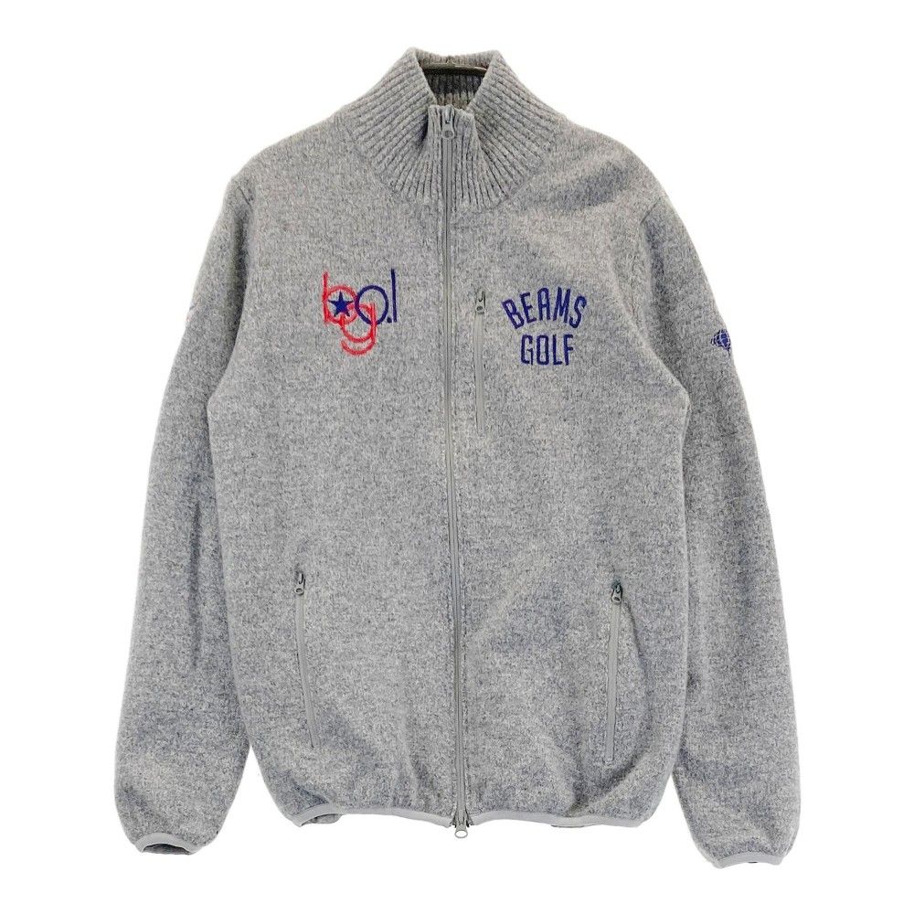 サイズ：M BEAMS GOLF ビームスゴルフ  蓄熱 ニット ジャケット  グレー系 [240101337407] ゴルフウェア メンズ ストスト