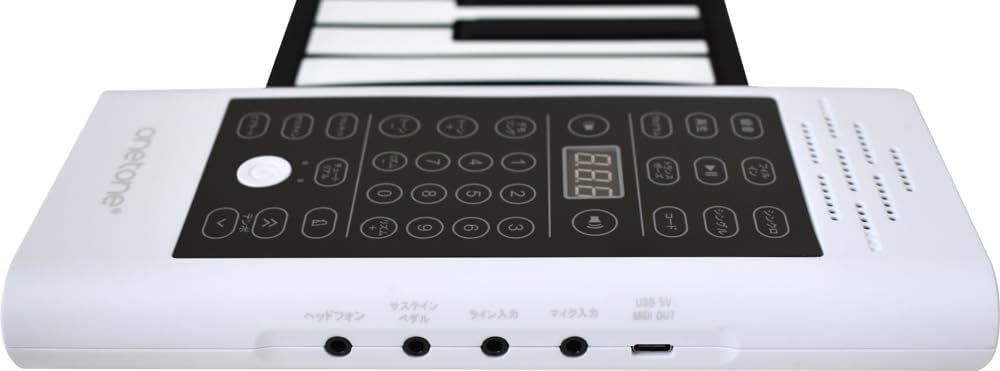 ONETONE ワントーン ロールピアノ (ロールアップピアノ) 61鍵盤 スピーカー内蔵 充電池駆動 トランスポーズ機能搭載 USB-MIDI対応  OTRP-61 [サスティンペダル/USBケーブル/日本語マニュアル付属] - メルカリ