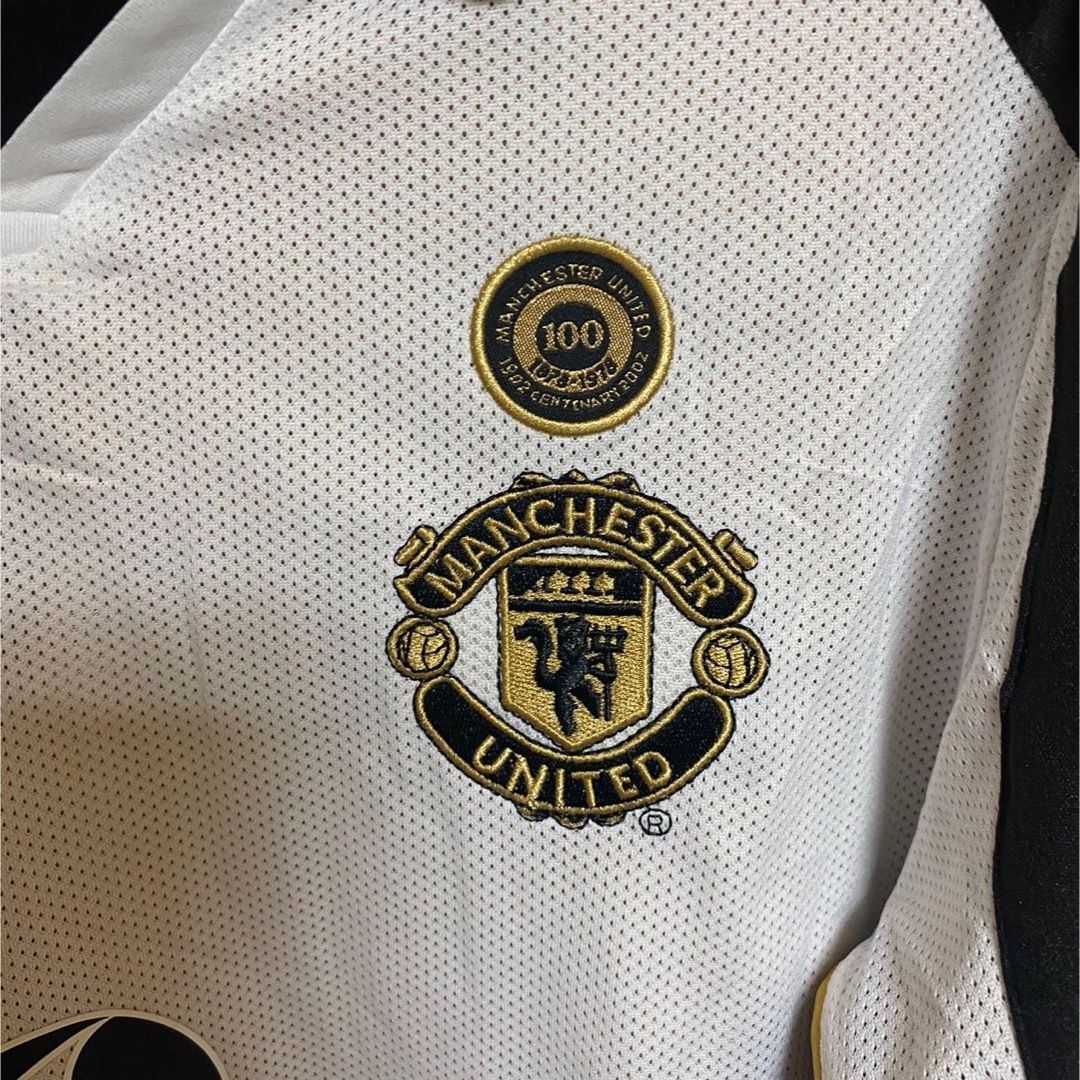 02-03マンチェスターU100周年 ベッカムリバーシブルユニフォーム 長袖