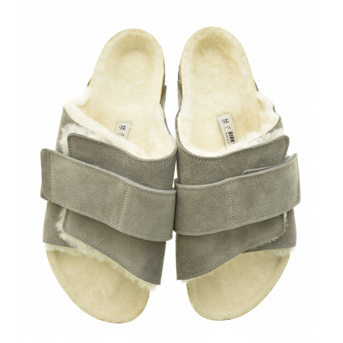 RHC RonHerman別注 Kyoto Shearling 42 Kyoto Shearling Suede Leather in Color Stone Coin | BIRKENSTOCK US