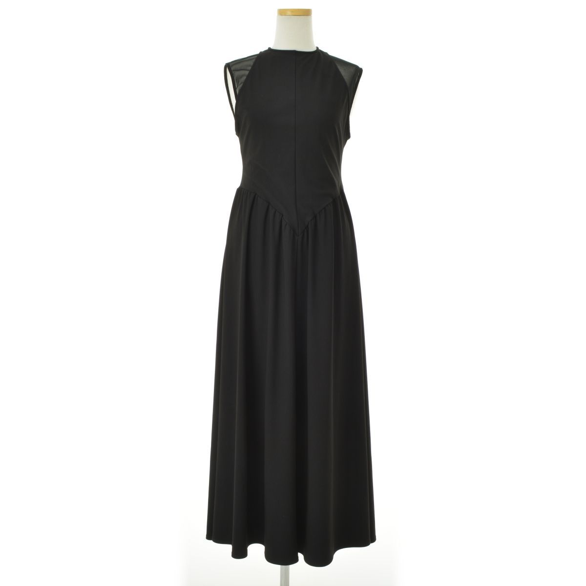 1【FETICO / フェティコ】23SS FTC232-0805 LAYERED TANK DRESS マキシ 