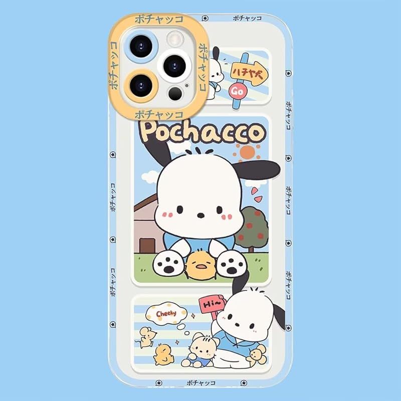 新品　サンリオ ポチャッコ iphone x 用 ケース かわいい スマホケース iphone xs 用 ケース アイフォンX/XS 用 カバー 5.8インチ TPU クリアケース バンパー 薄型 超軽量 レンズ保護 ワイヤレス充電