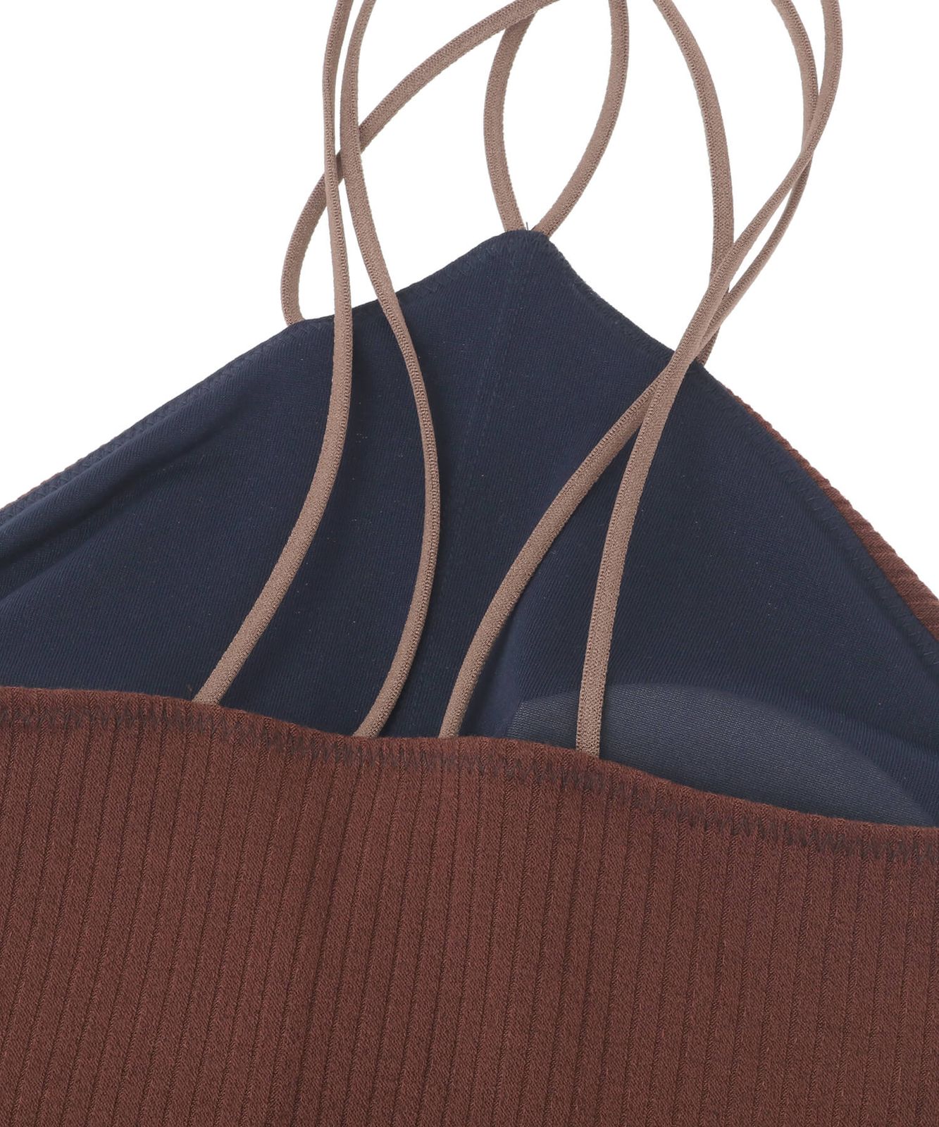 ジュリエ リブクロスキャミソール