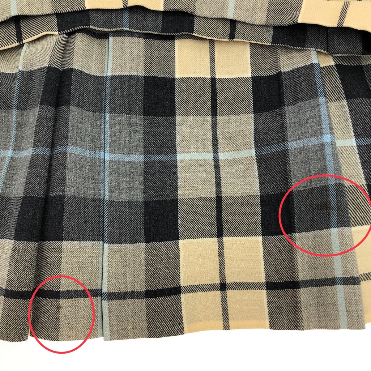 BURBERRY プリーツスカート 40サイズ　美品 良好 Burberry's バーバリーズ プリーツ スカート サイズ:40 ベージュ