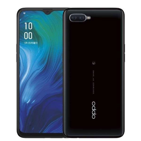 中古】 OPPO RenoA 64GB ブラック SIMフリー 本体 スマホ【送料無料 