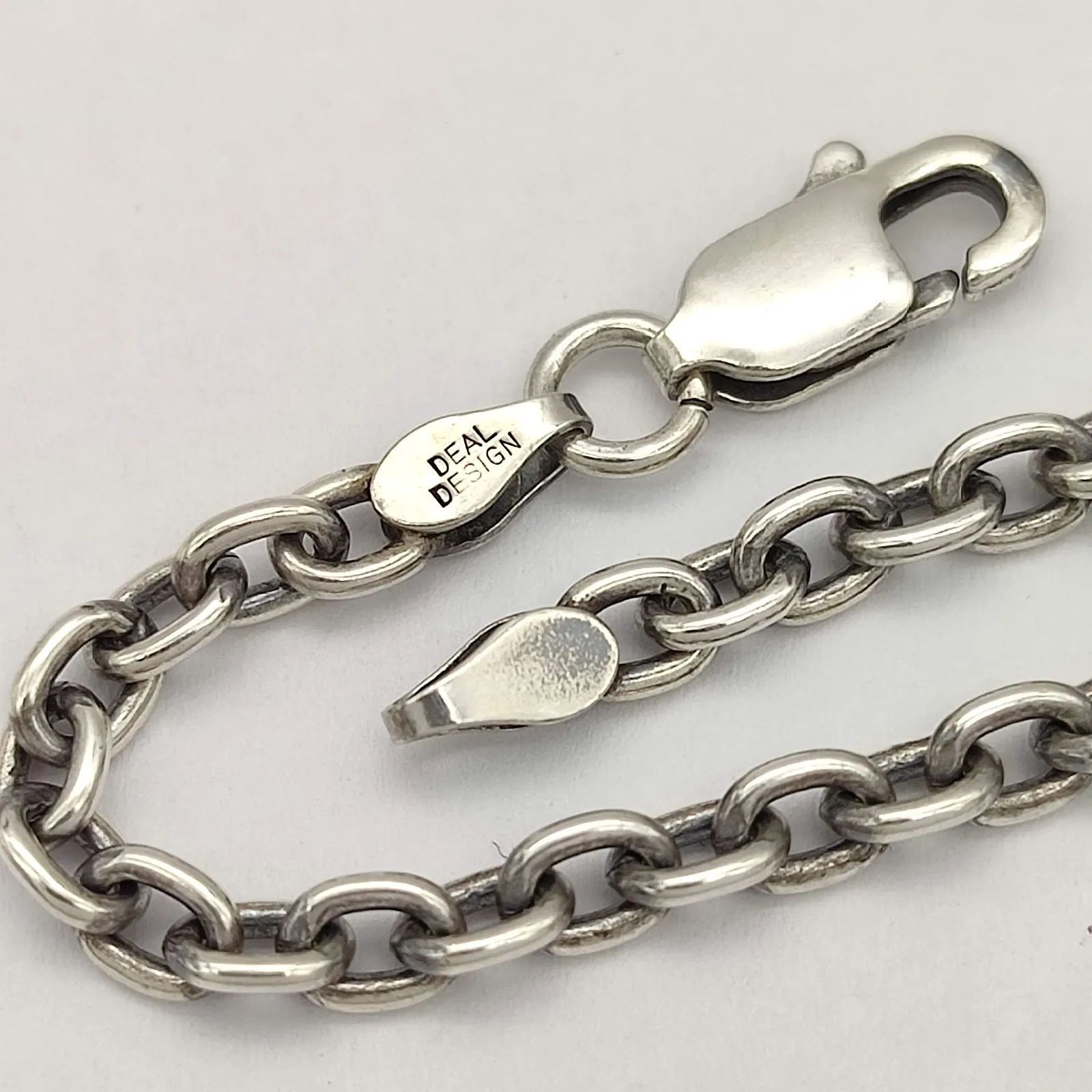 美品】DEAL DESIGN ディールデザイン スカルネックレス SILVER