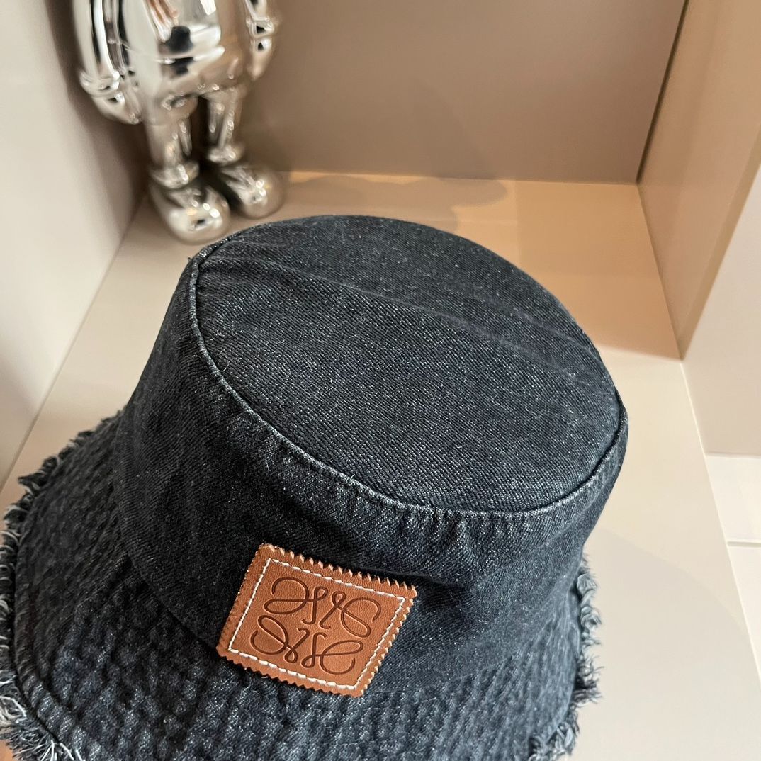 loewe バケハ　デニム　ロエベ LOEWE bucket hat in denim Blue - LOEWE