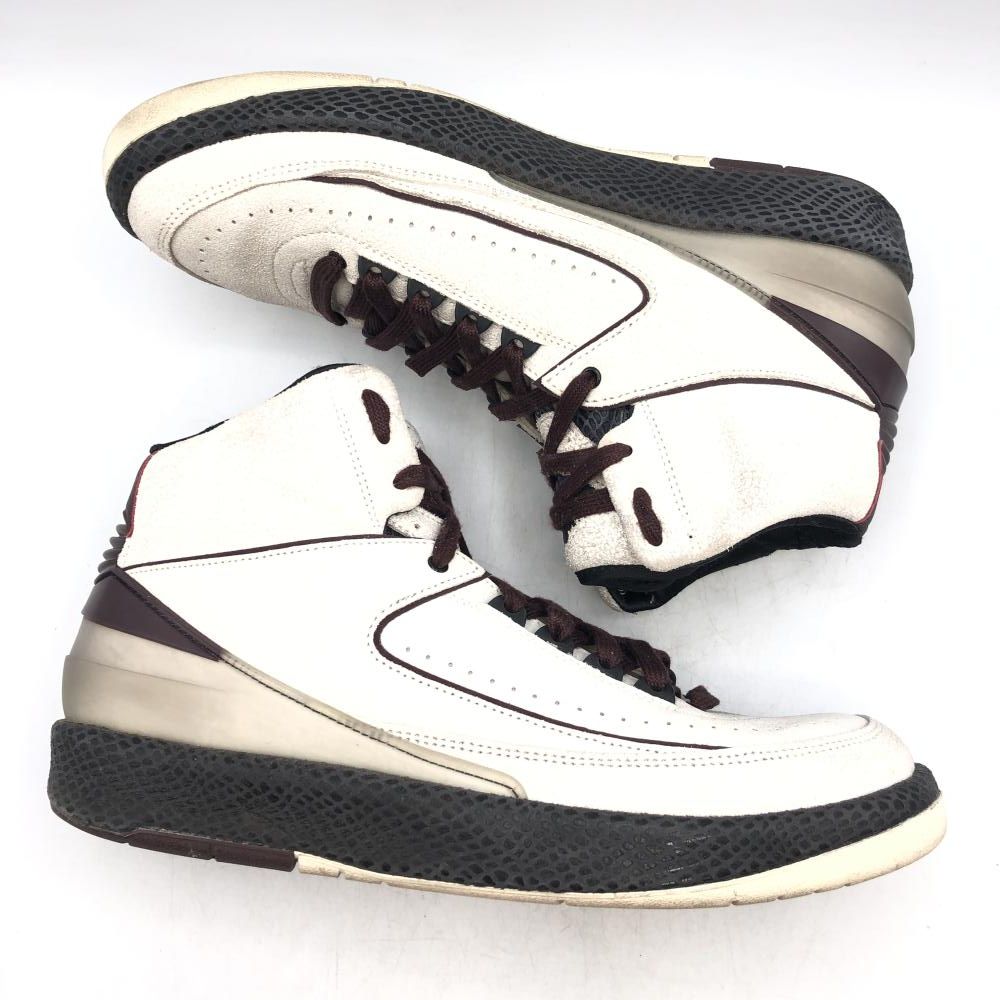 中古】A Ma Maniere × Nike Air Jordan 2 Airness/Sail and Burgundy 