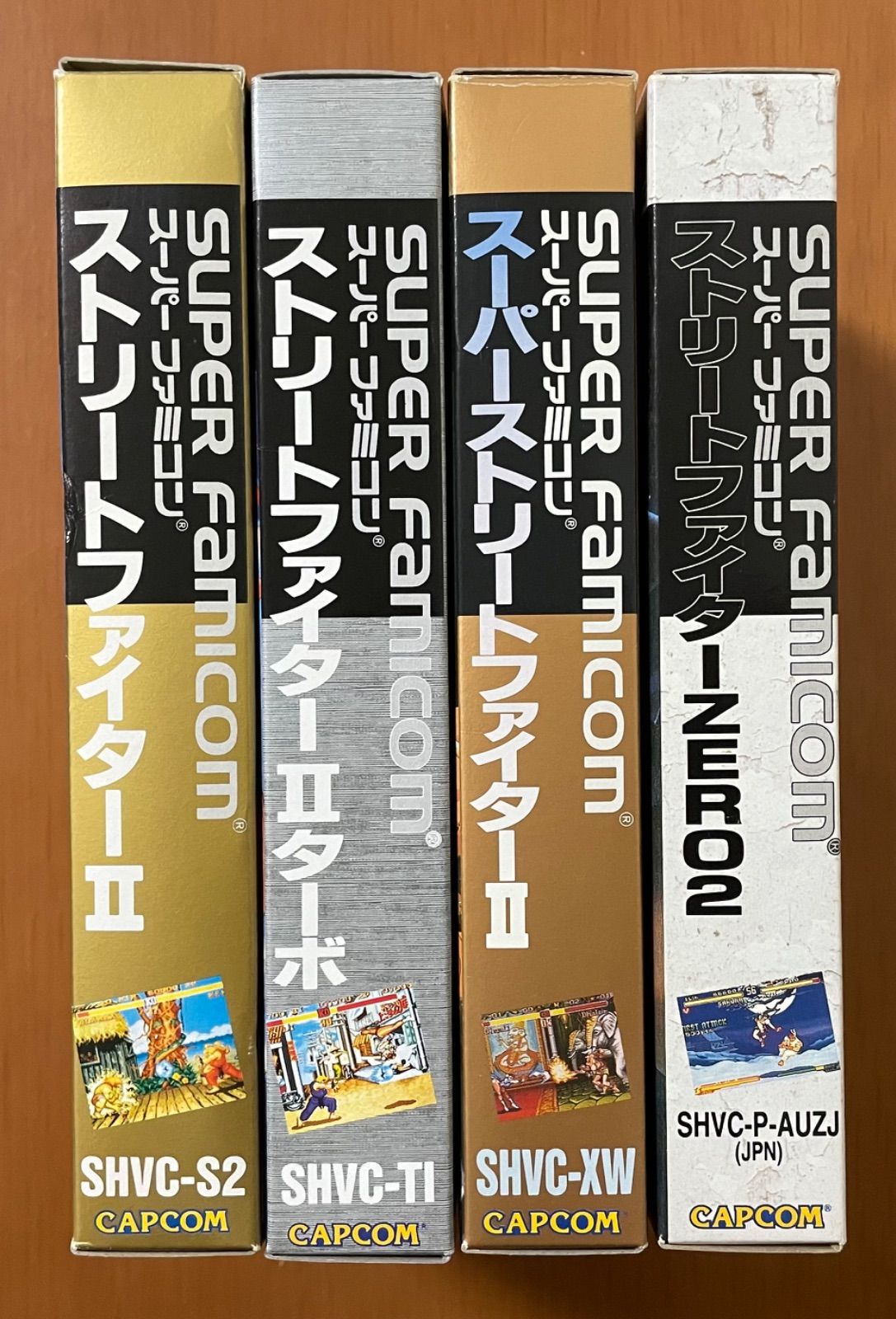 美品 CAPCOM ストリートファイターⅡ 箱説ハガキ付き スーパーファミコンソフト シリーズ4本セット - メルカリ