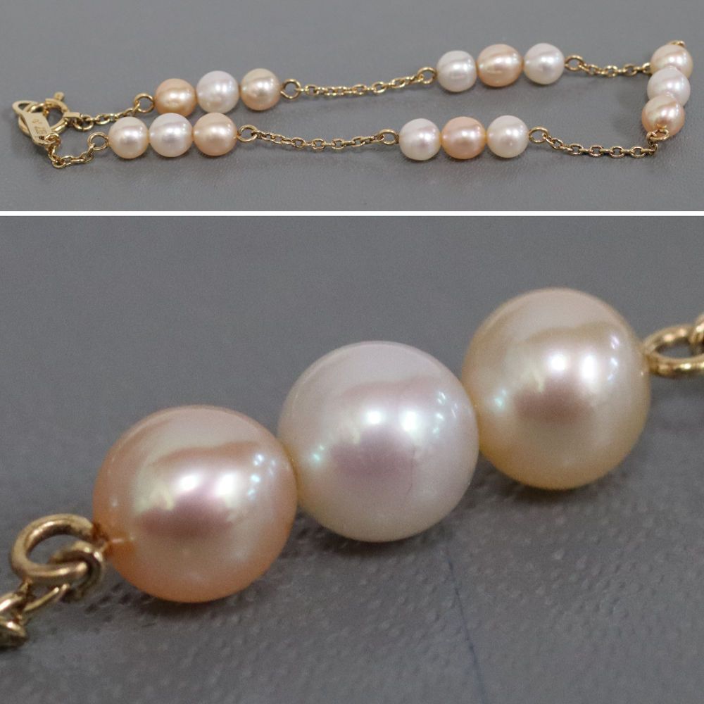 K18ベビーパールネックレス&ブレスレット （TASAKI タサキ K18
