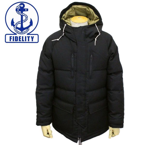 FIDELITY (フィデリティ) FD192ES26101 SOLID DOWN DECK PARKA ダウンデッキパーカー 全2色 FD032 09BLACK M